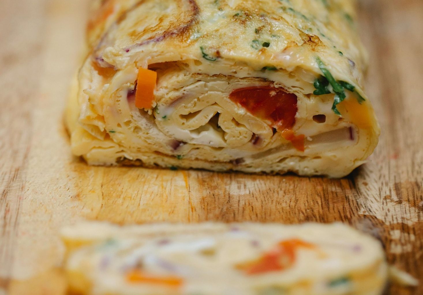 Ομελέτα με μανιτάρια, σπανάκι και φέτα