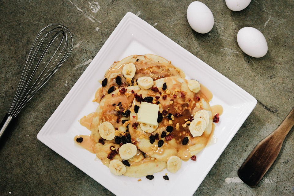 Pancakes μπανάνα με 3 υλικά