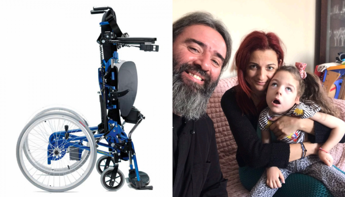 Έκκληση: Η μικρή Ζηναίς που έχει διαγνωσθεί με 100% αναπηρία ζητάει έναν ορθοστάτη