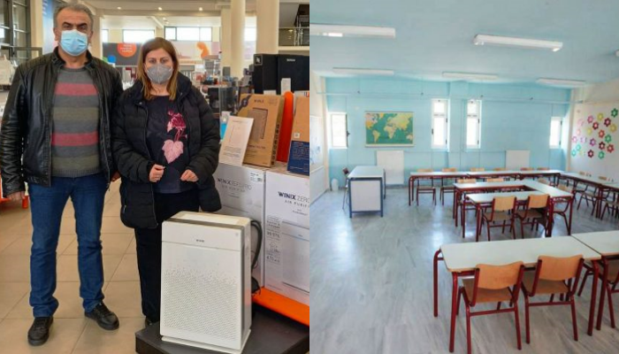 Αυτός ο Δήμος τοποθετεί ειδικούς καθαριστές αέρα στα Νηπιαγωγεία και τα Ειδικά Σχολεία