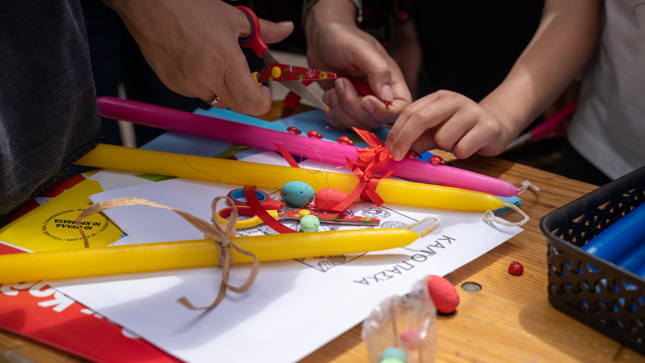 Στο πασχαλινό εργαστήρι του infokids τα παιδιά μοίρασαν αγάπη