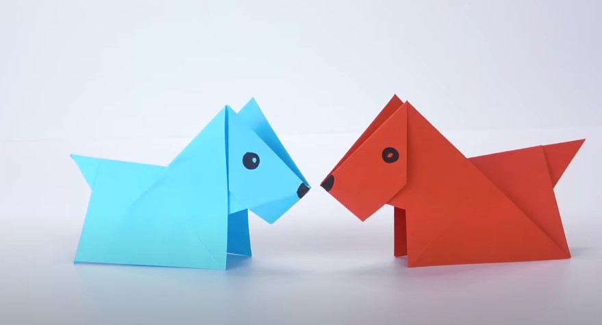 Οριγκάμι για παιδιά: Φτιάχνουμε σκυλάκια πανεύκολα!