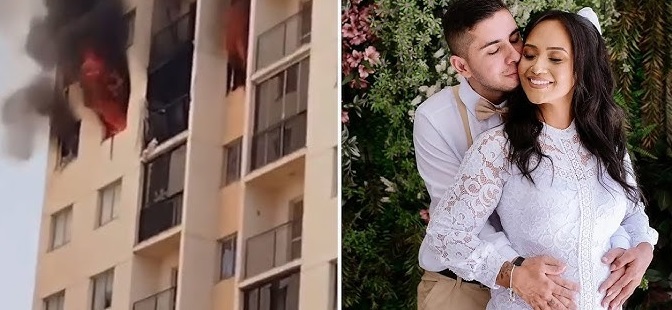 Τραγωδία: Ζευγάρι πήδηξε από τον 7ο όροφο μαζί με το μωρό του για να γλιτώσει από τις φλόγες (video)